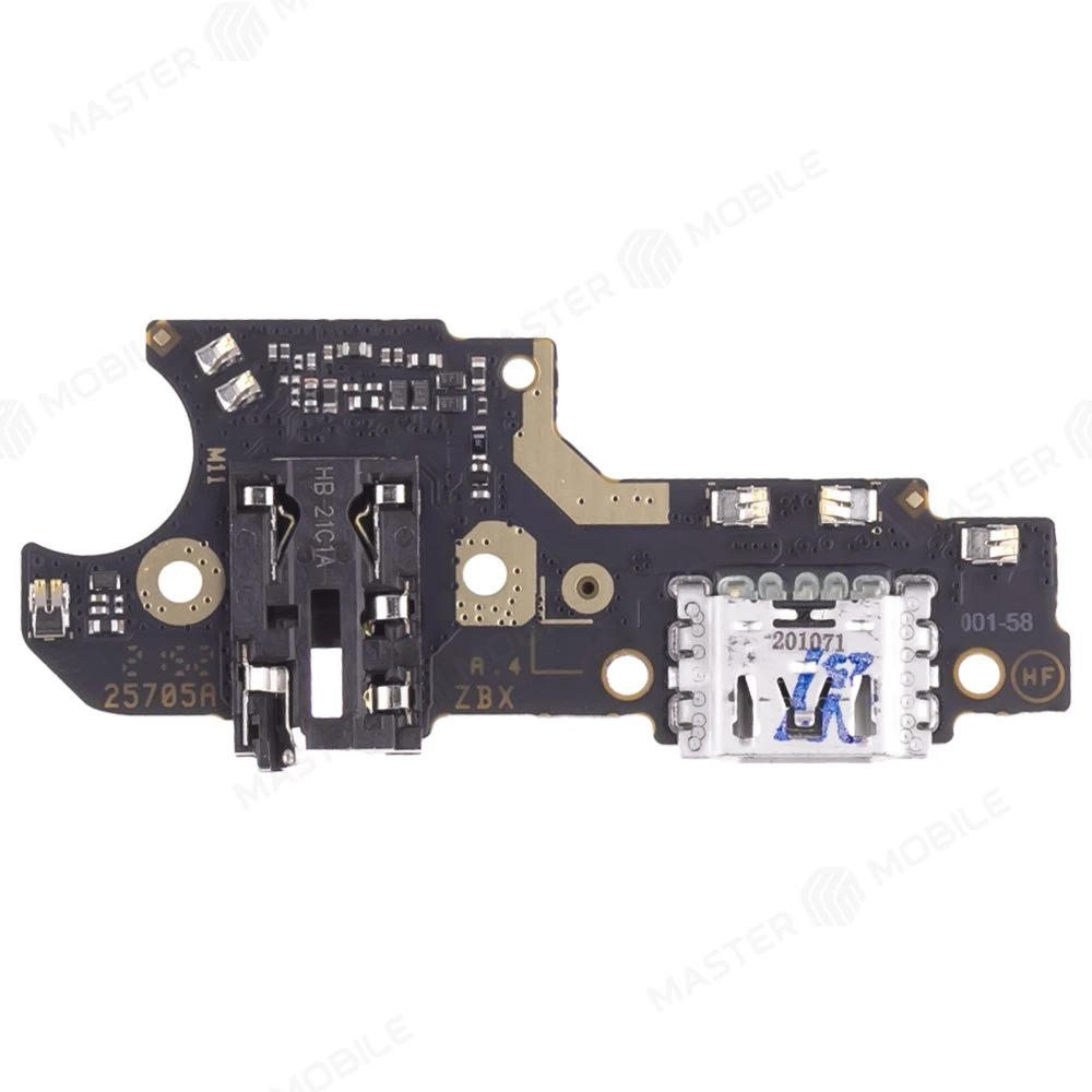 Нижняя плата для Realme C21Y (RMX3261/RMX3263) / C25Y (RMX3269) с комп. + разъем зарядки + микрофон (ORIG100)  фото №2