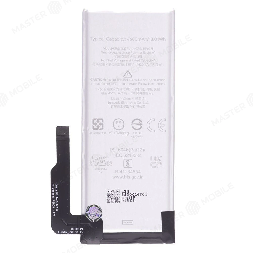 Аккумулятор для Google Pixel 5A 5G (G1F8F/G4S1M) (G27FU) (ORIG100) (SP) фото №2