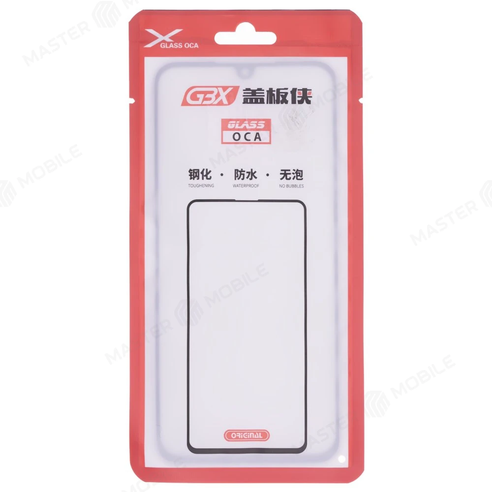 Стекло модуля для Realme 8i (RMX3151) / 9i (RMX3491) / Narzo 50 4G (RMX3286) / OPPO A96 (CPH2333) + OCA (черный) (Premium) фото №2