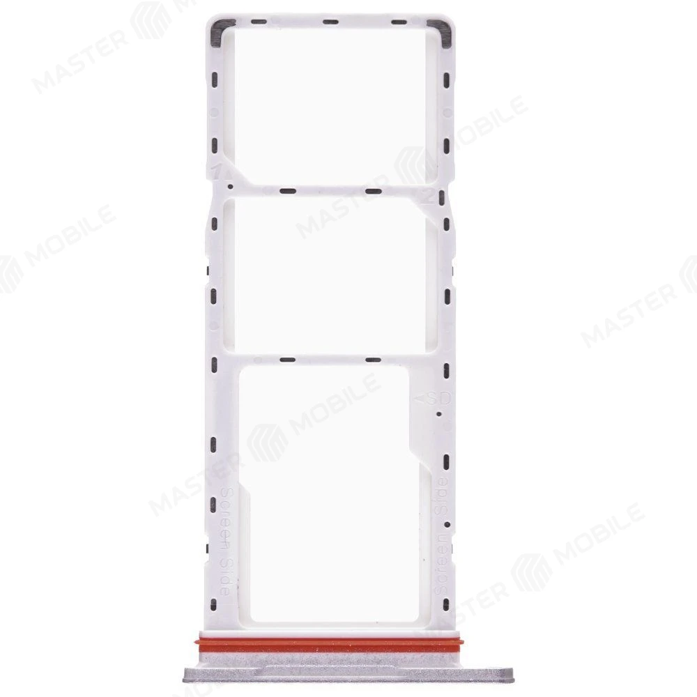 Держатель сим-карты для Tecno Spark 30C 4G (KL5) (серебристый)  фото №1