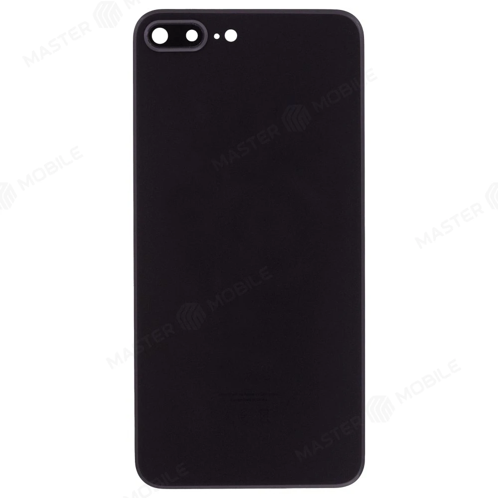 Задняя крышка для Apple iPhone 8 Plus (черный) (в сборе со стеклом камеры) (Premium) фото №1