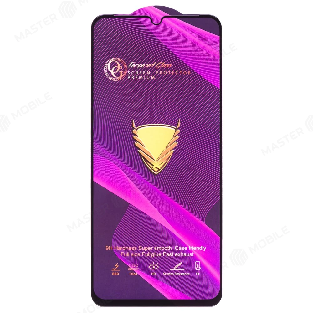 Защитное стекло OG Glass (3 в 1) для Xiaomi Redmi 8 (M1908C3IG) / Redmi 8A (M1908C3KG) (черный) фото №1