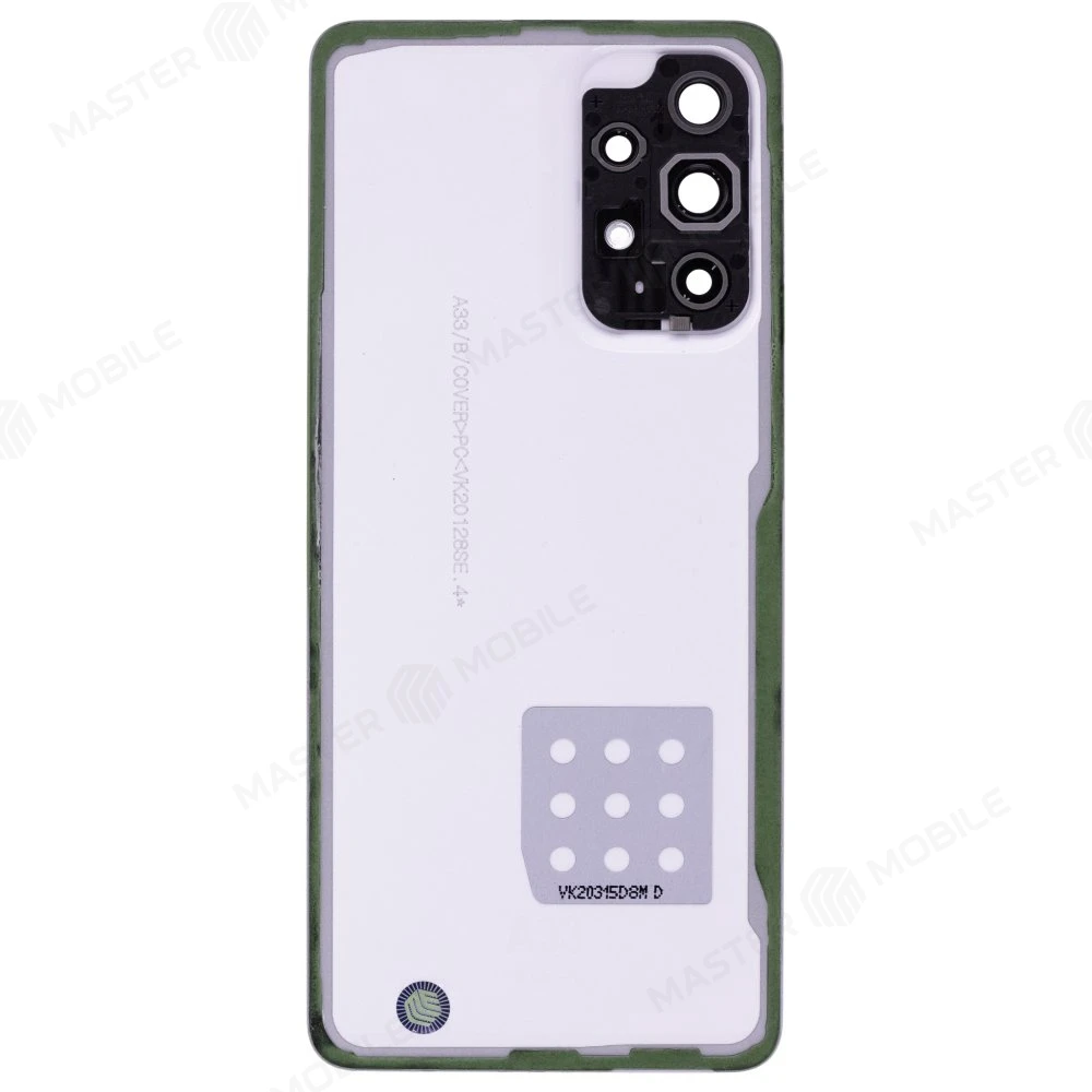 Задняя крышка для Samsung A336 Galaxy A33 5G (персиковый) (в сборе со стеклом камеры) фото №2