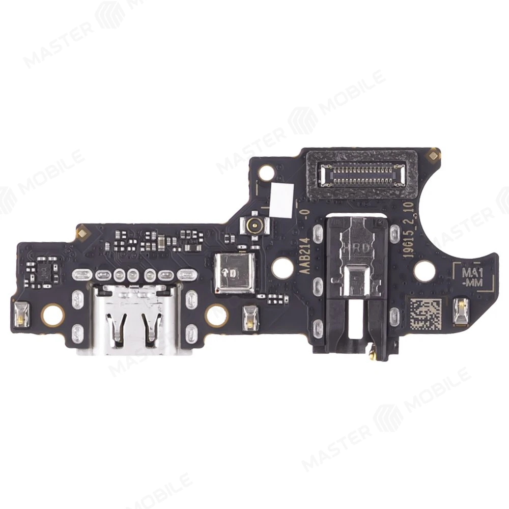 Нижняя плата для Realme C21Y (RMX3261/RMX3263) / C25Y (RMX3269) с комп. + разъем зарядки + микрофон (ORIG100)  фото №1