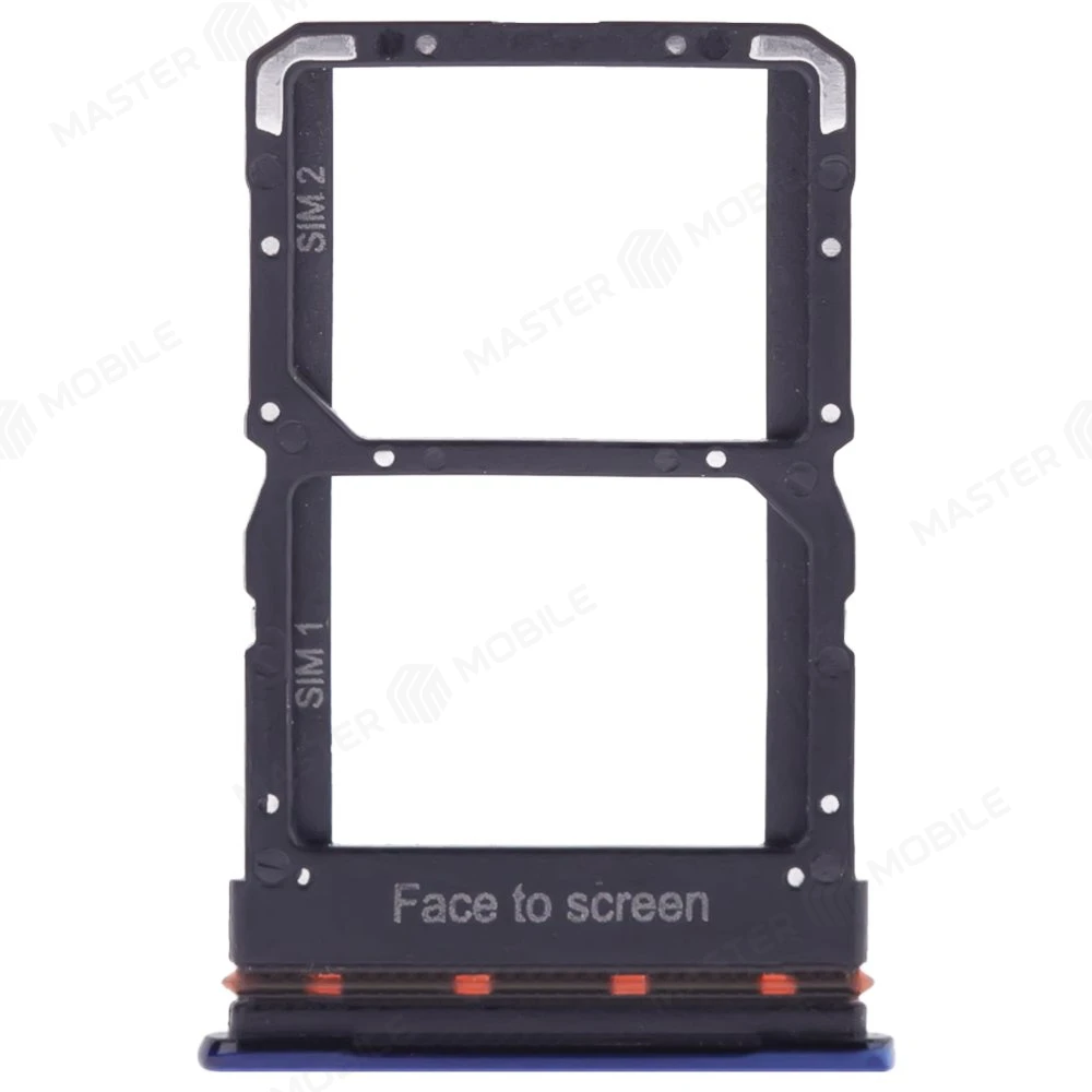 Держатель сим-карты для Xiaomi Mi 10 Lite 5G (M2002J9G) (синий)  фото №1