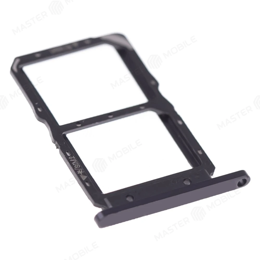 Держатель сим-карты для Huawei Honor 20 (YAL-L21) / Nova 5T (YALE-L61A) (черный) фото №3