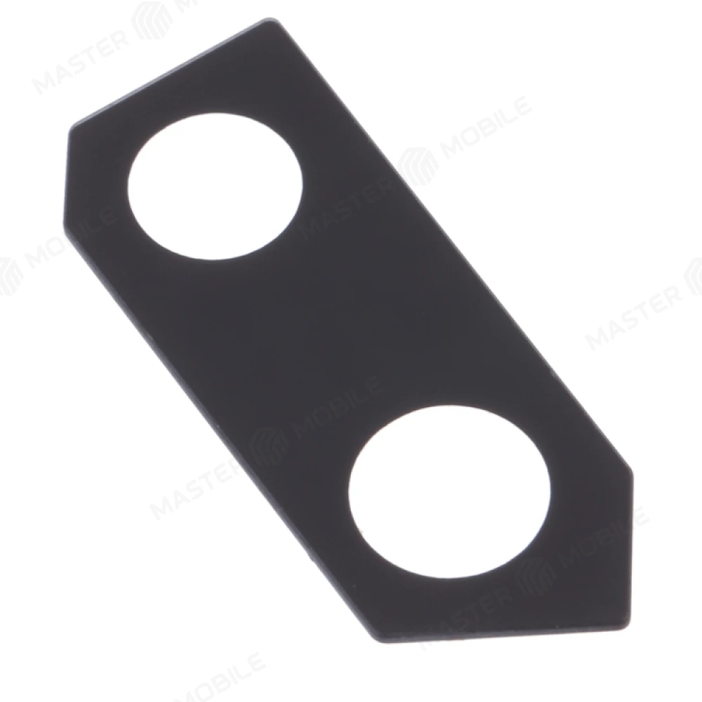 Стекло задней камеры для Asus ROG Phone 2 (ZS660KL) (без рамки) (черный) фото №1