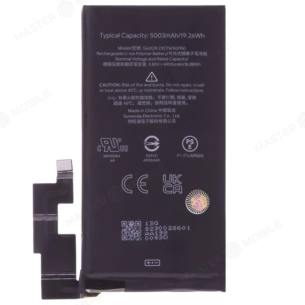 Аккумулятор для Google Pixel 6 Pro (GLUOG/G8VOU/GF5KQ) (G63QN) фото №1