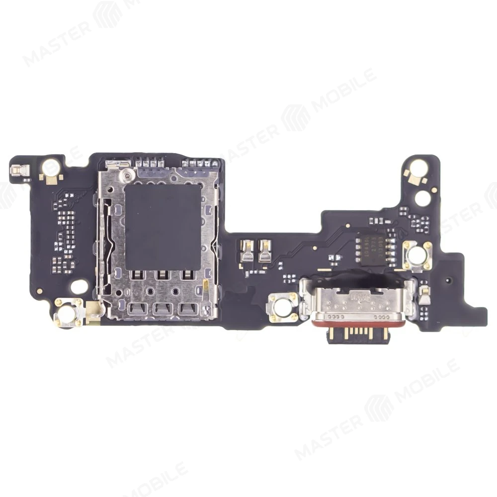 Нижняя плата для Xiaomi 12T (22071212AG) / 12T Pro (22081212UG) с комп. + разъем зарядки + микрофон + разъем SIM (ORIG100) фото №2