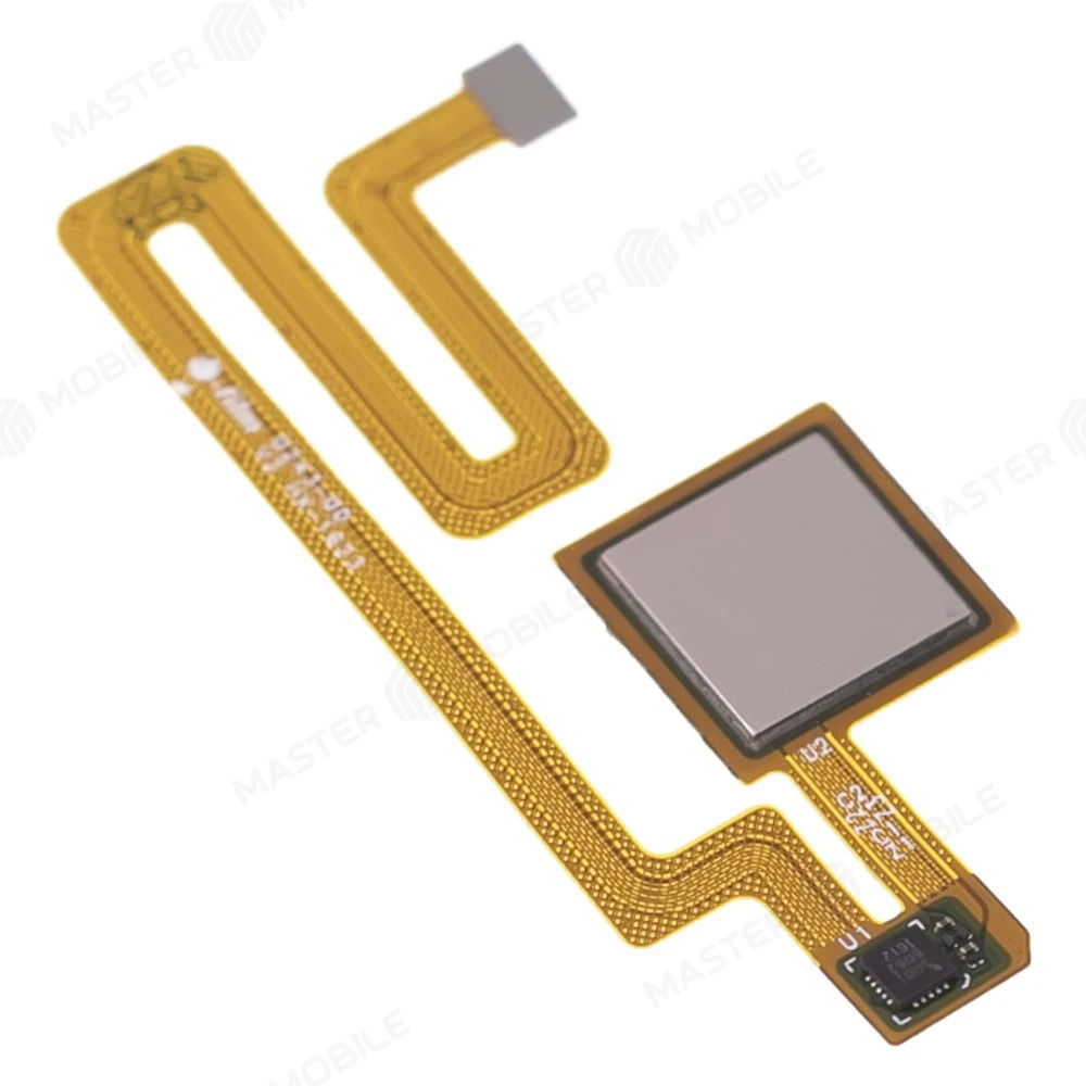 Шлейф для Xiaomi Mi Max (2016001) с комп. + сканер отпечатка пальца (золотистый)  фото №3