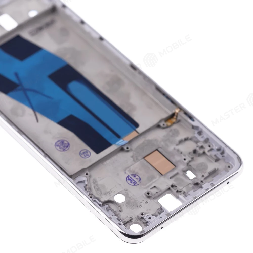 Рамка дисплея для Xiaomi 11 Lite 5G NE (2109119DG) / Mi 11 Lite (M2101K9AG) / 11 Lite 5G (M2101K9G) (серебристый) фото №3