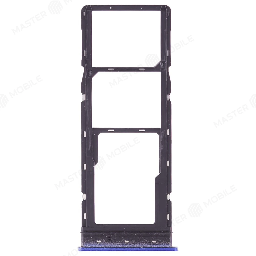 Держатель сим-карты для Tecno Spark 5 / Tecno Spark 5 Air (KD6) / Tecno Spark 5 Pro (KD7) (синий) фото №2