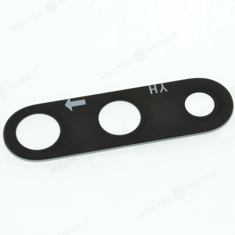 Стекло задней камеры для Xiaomi Mi A3 (M1906F9SH) / Mi CC9e (без рамки) (черный) фото №2