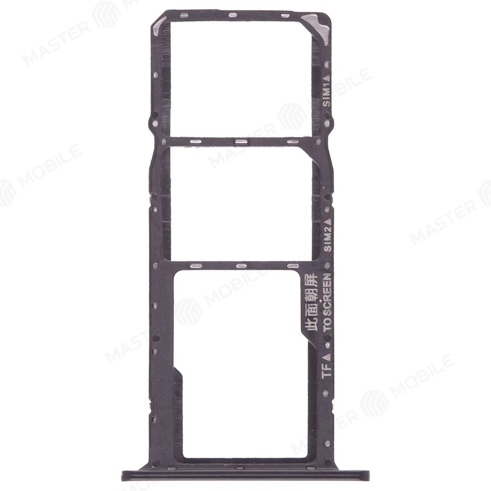 Держатель сим-карты для Huawei Y5 2019 (AMN-LX9) (черный) фото №1