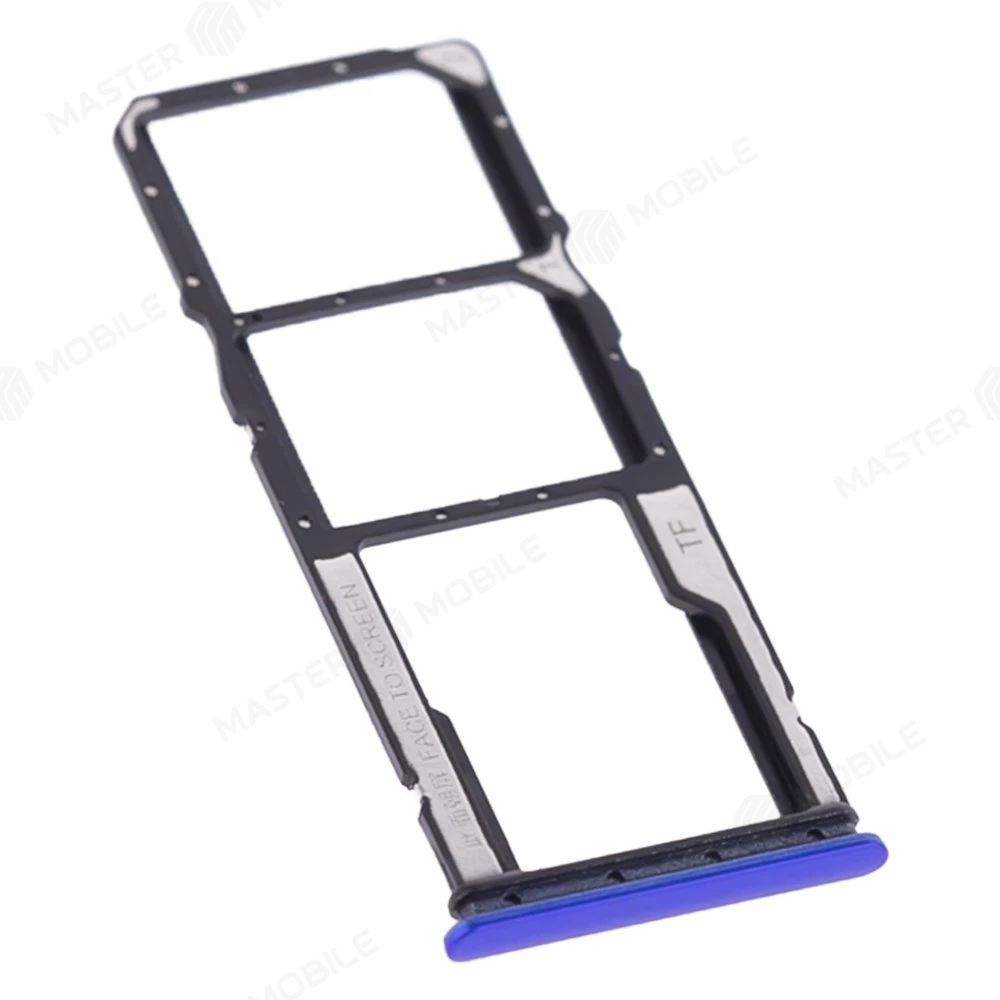 Держатель сим-карты для Xiaomi Redmi 10A (220233L2G) (синий) фото №3