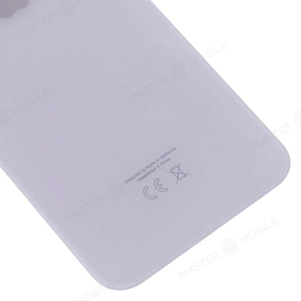 Задняя крышка для Apple iPhone Xr (белый) (с широким отверстием) (Premium) фото №4