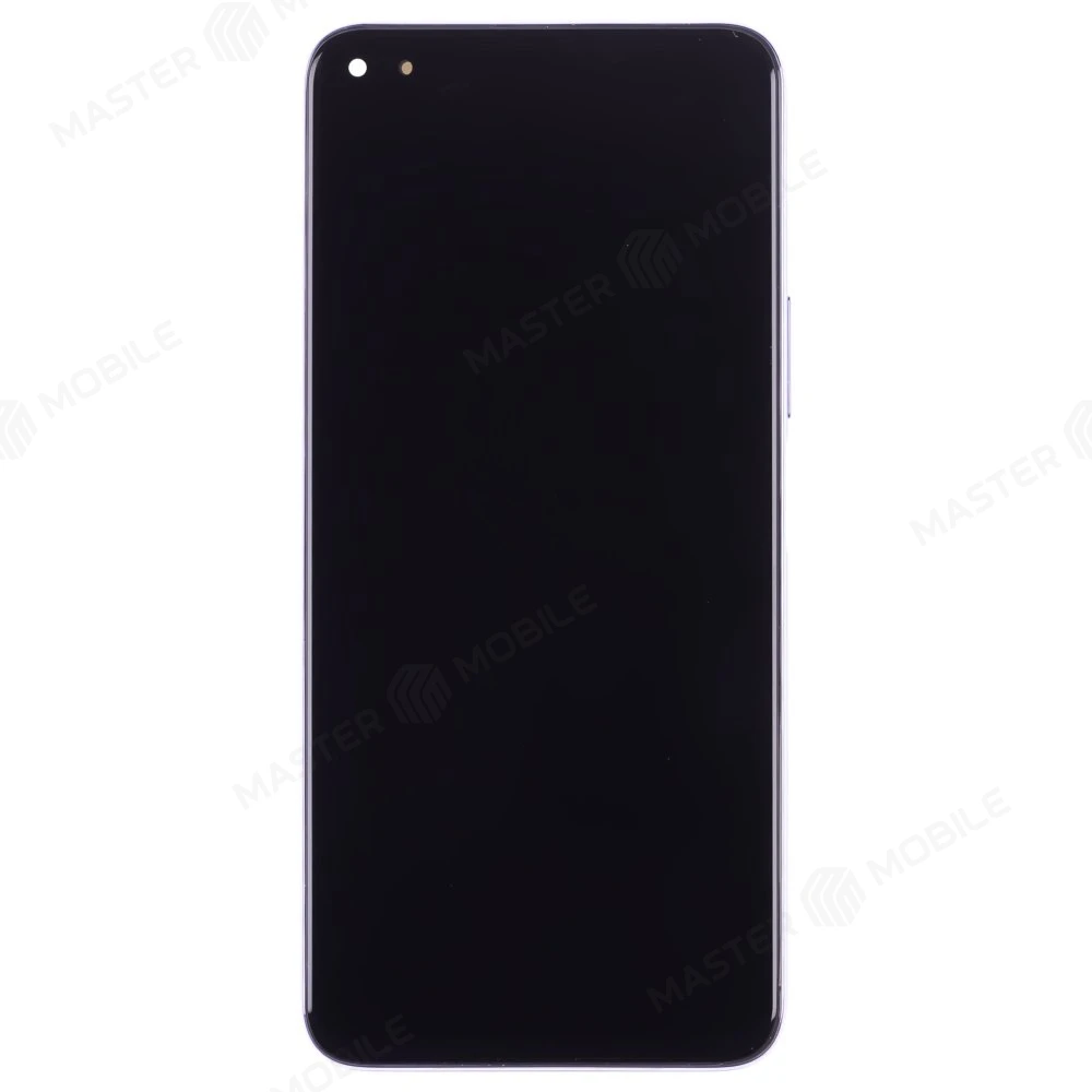 Дисплей для Huawei Nova 8i (NEN-LX1) / Honor 50 Lite (NTN-LX1) + тачскрин (серебристый) (в рамке) (ORIG) фото №1