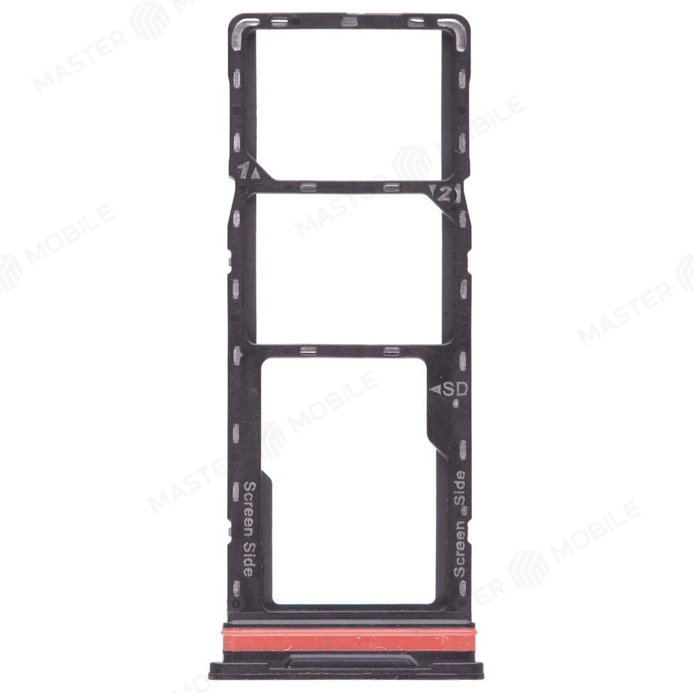 Держатель сим-карты для Infinix Hot 50i (X6531B) (черный) фото №1