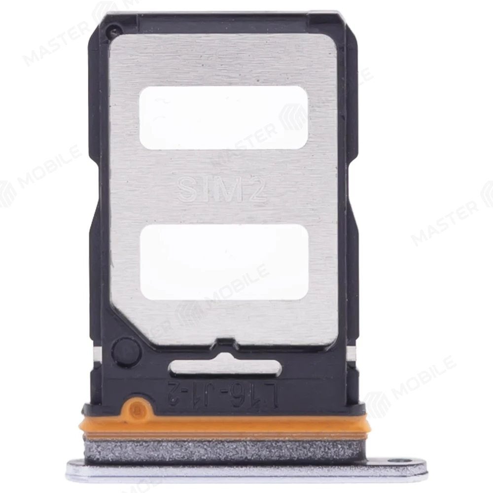 Держатель сим-карты для Xiaomi Poco X4 GT (22041216G) (серебристый) фото №2