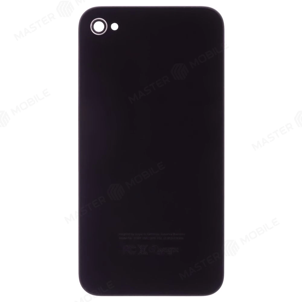 Задняя крышка для Apple iPhone 4 (черный)  фото №1