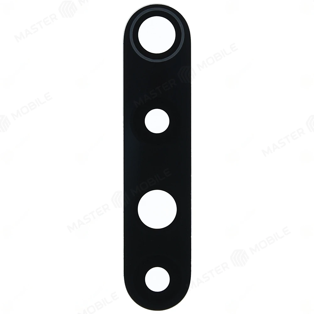 Стекло задней камеры для Xiaomi Mi Note 10 Lite (M2002F4LG) (без рамки) (черный) фото №1