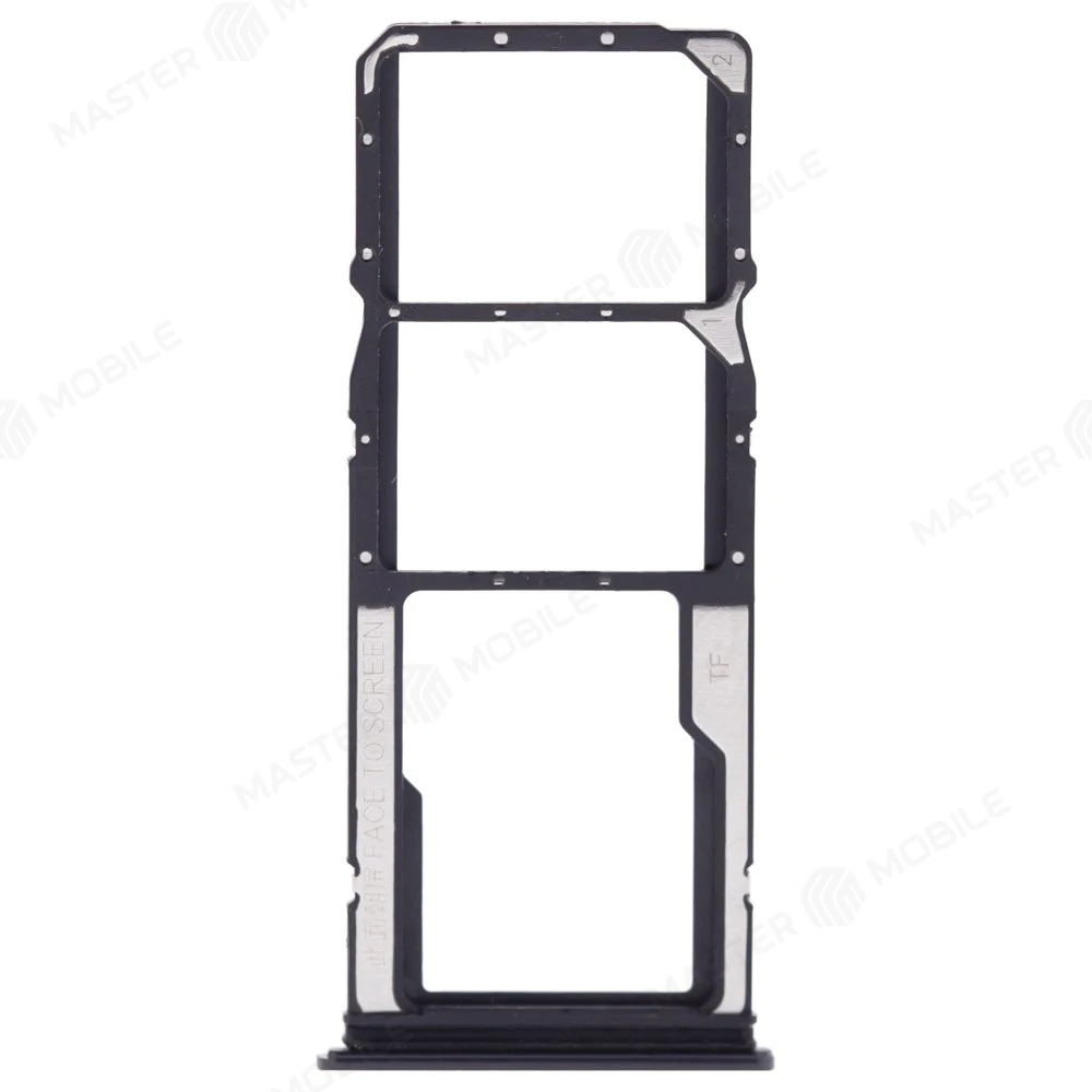 Держатель сим-карты для Xiaomi Redmi 8 (M1908C3IG) (черный)  фото №1