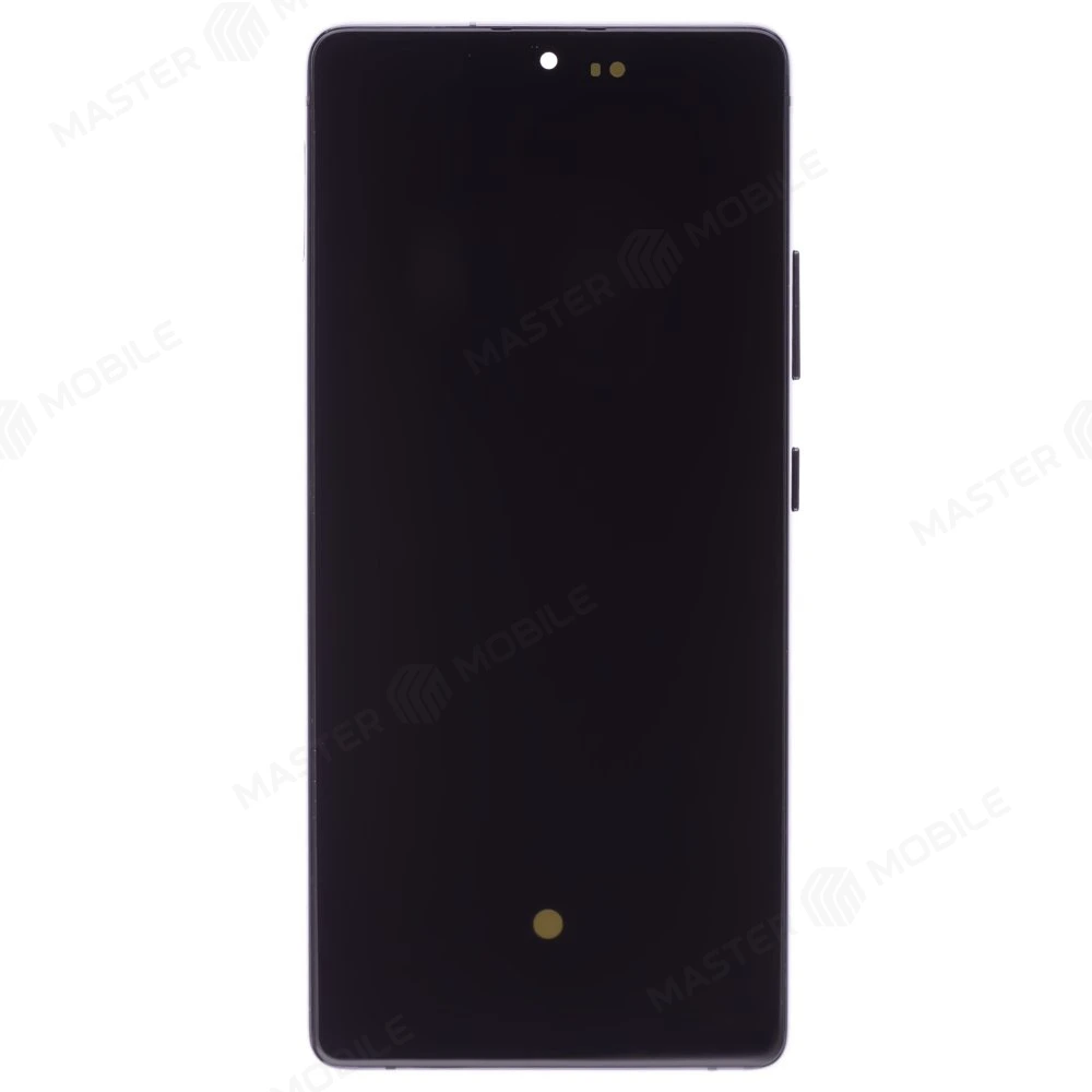 Дисплей для Samsung G770 Galaxy S10 Lite + тачскрин (черный) (в рамке) (OLED) фото №1