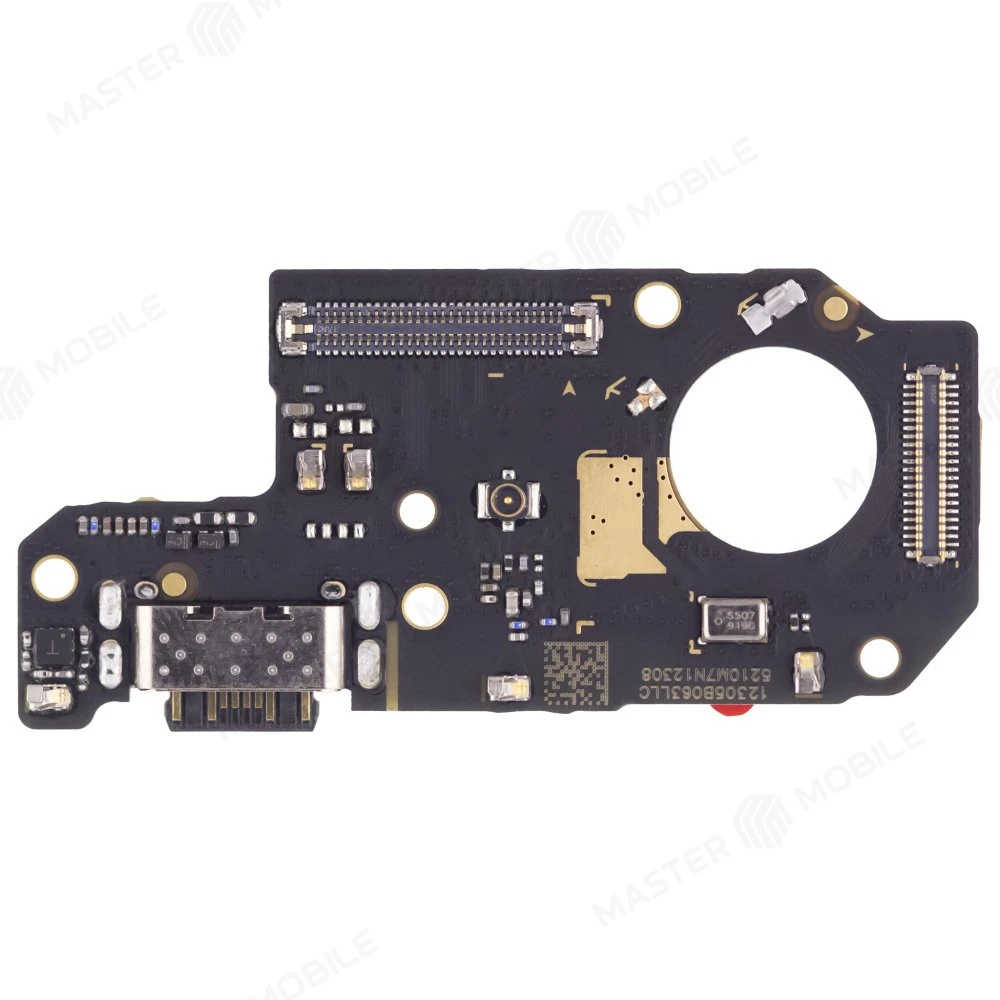 Нижняя плата для Xiaomi Redmi Note 12 4G (23021RAA2Y) с комп. + разъем зарядки + микрофон (ORIG100) фото №1