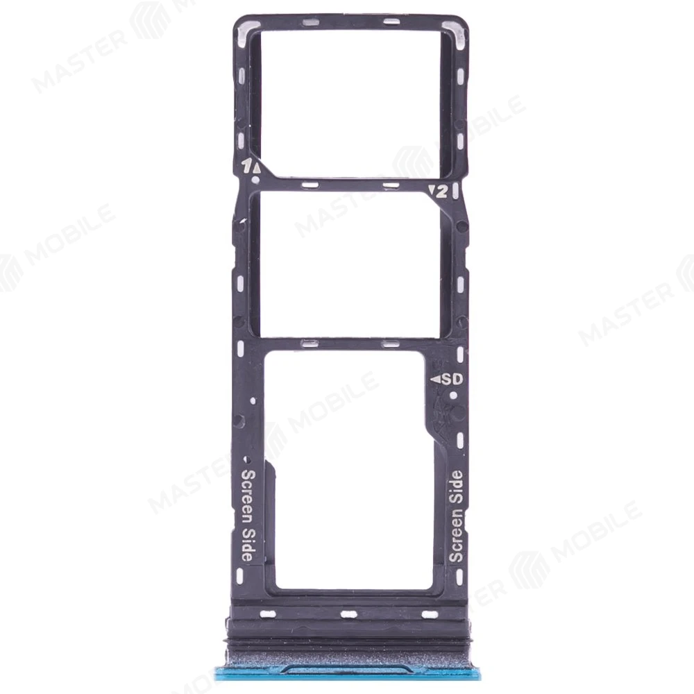 Держатель сим-карты для Infinix Hot 10 Lite (X657B) (зеленый) фото №1