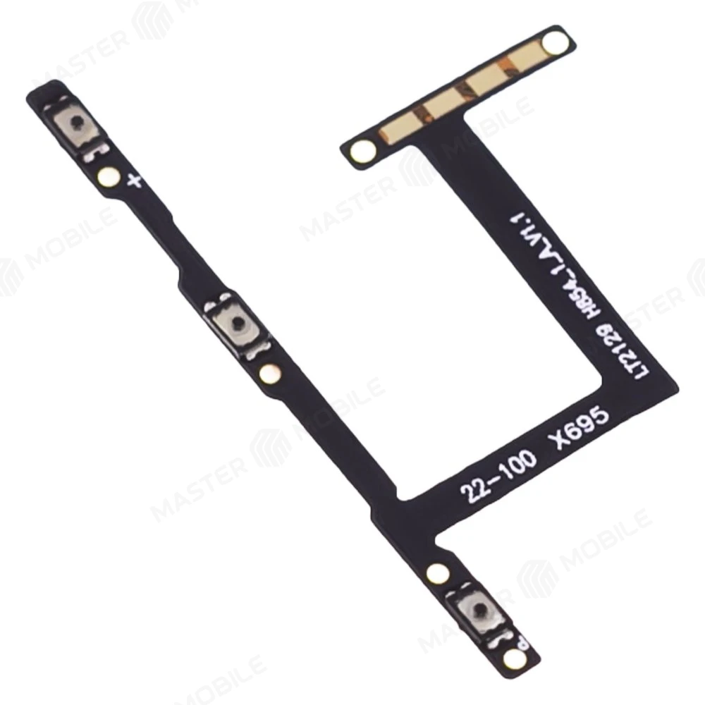 Шлейф для Infinix Note 10 Pro (X695C) с комп. (на кнопку включения и кнопки громкости)  фото №3