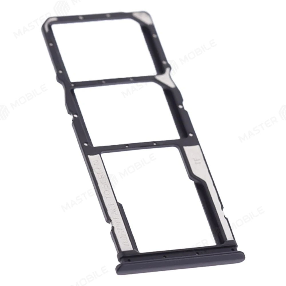 Держатель сим-карты для Xiaomi Redmi 9T (M2010J19SG/Y) (черный) фото №3