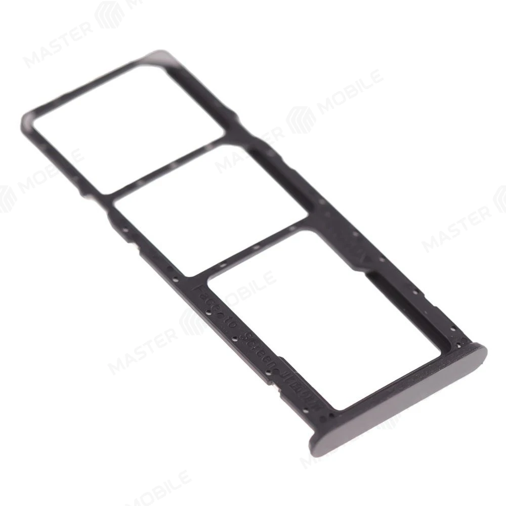 Держатель сим-карты для Realme Note 60 (RMX3933) (черный) фото №3