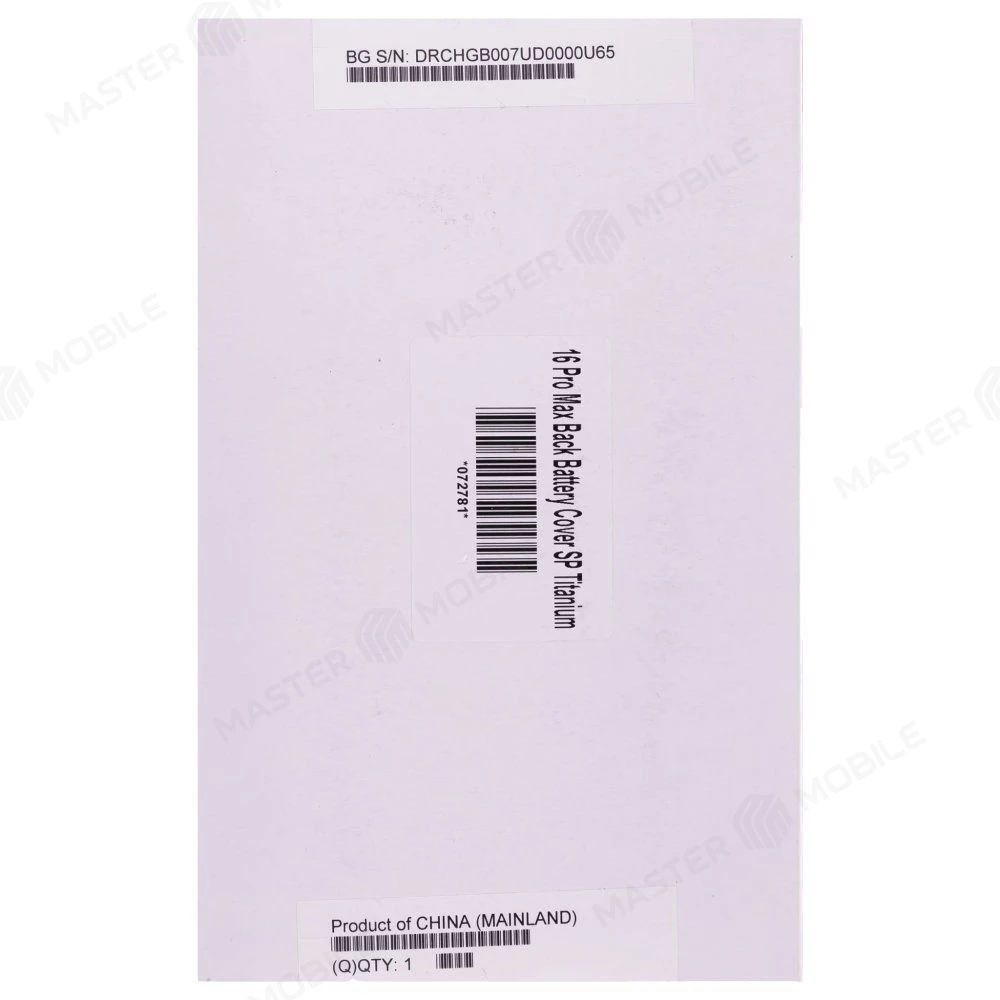 Задняя крышка для Apple iPhone 16 Pro Max (золотистый) (в сборе) (ORIG100) (SP) фото №5