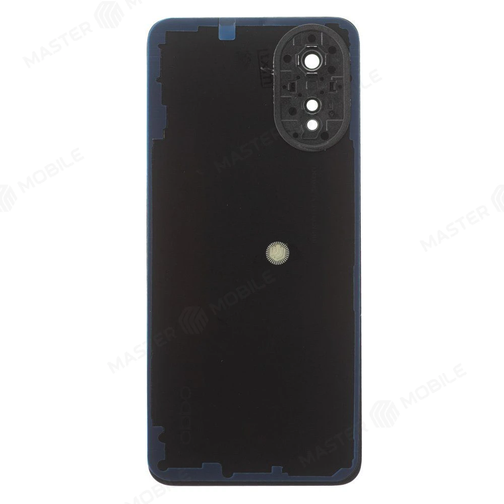 Задняя крышка для OPPO A38 (CPH2579) (черный) (в сборе со стеклом камеры) фото №2