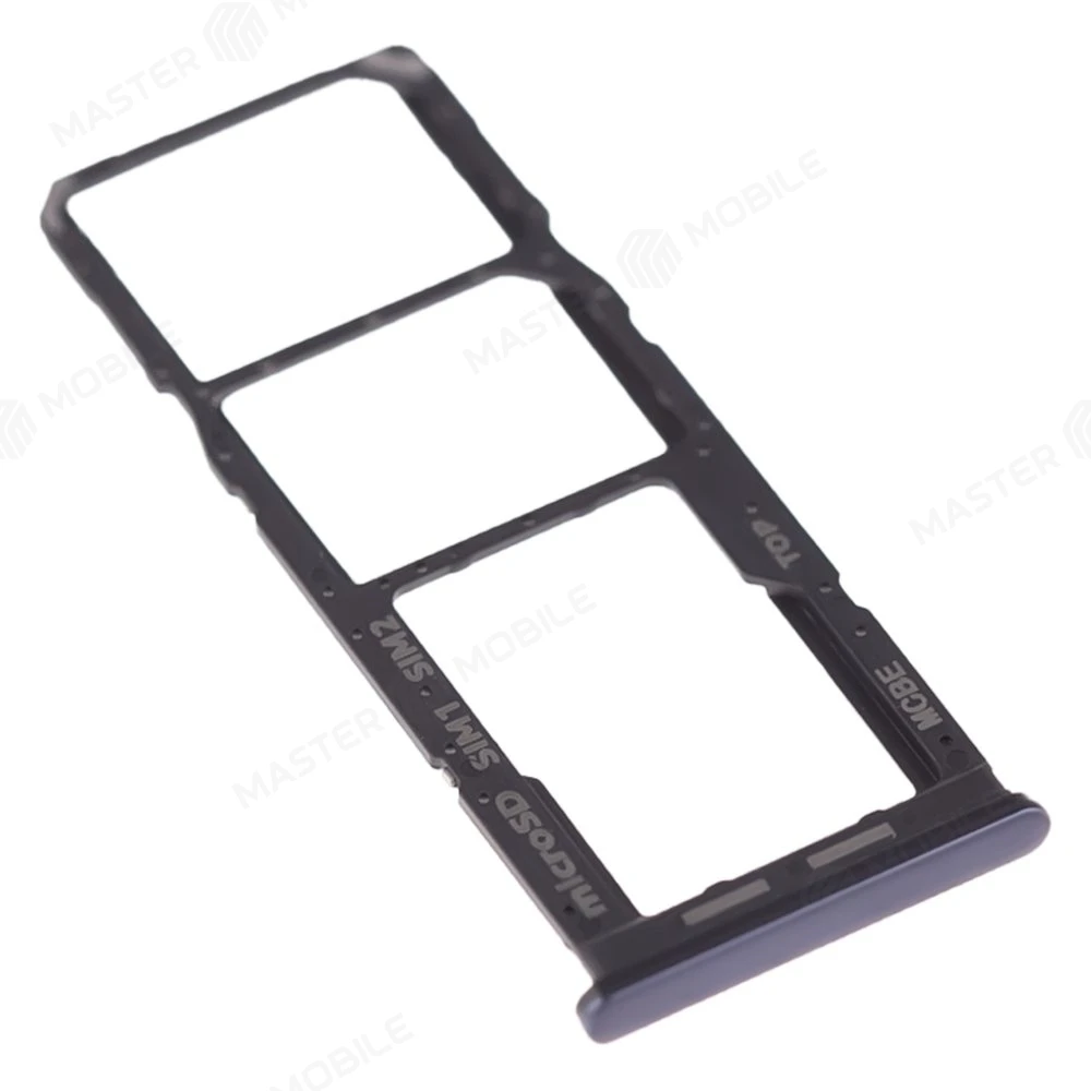 Держатель сим-карты для Samsung A750 Galaxy A7 (2018) (черный) фото №3