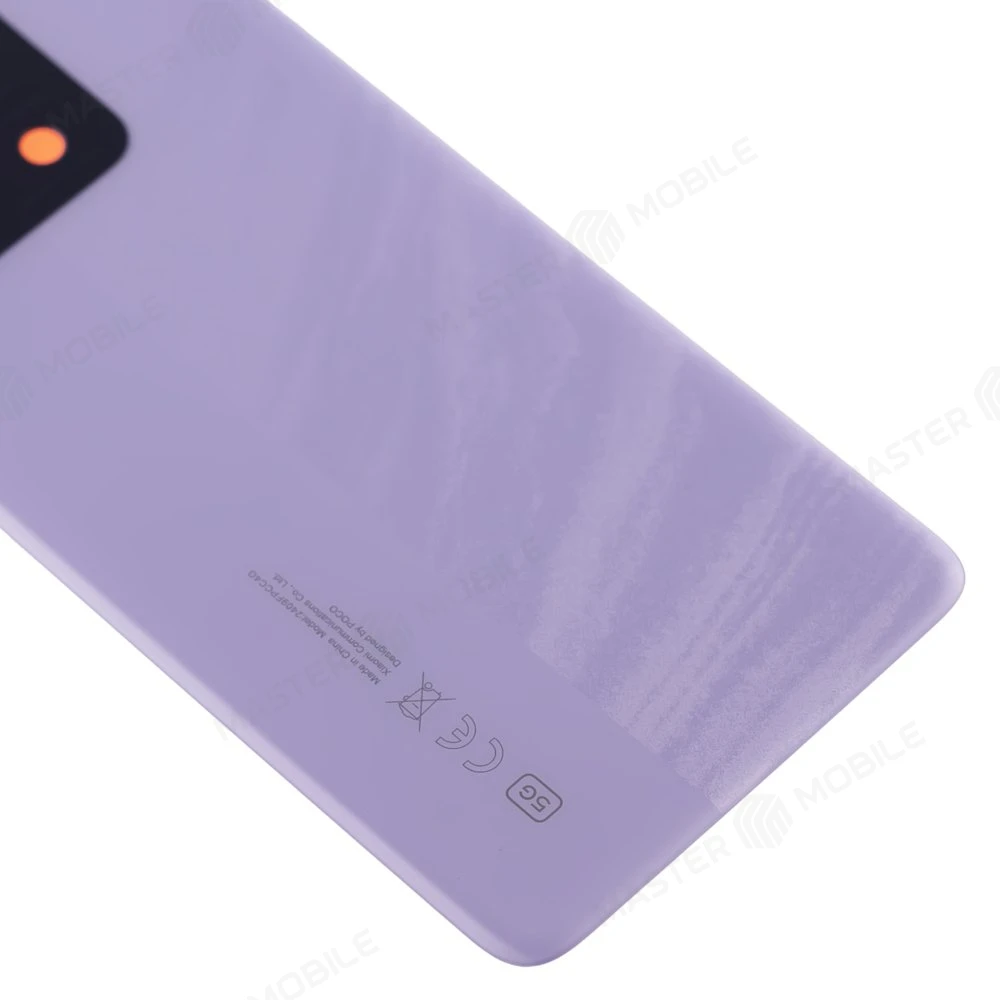 Задняя крышка для Xiaomi Poco M7 Pro 5G (2409FPCC4G) (фиолетовый)  фото №4