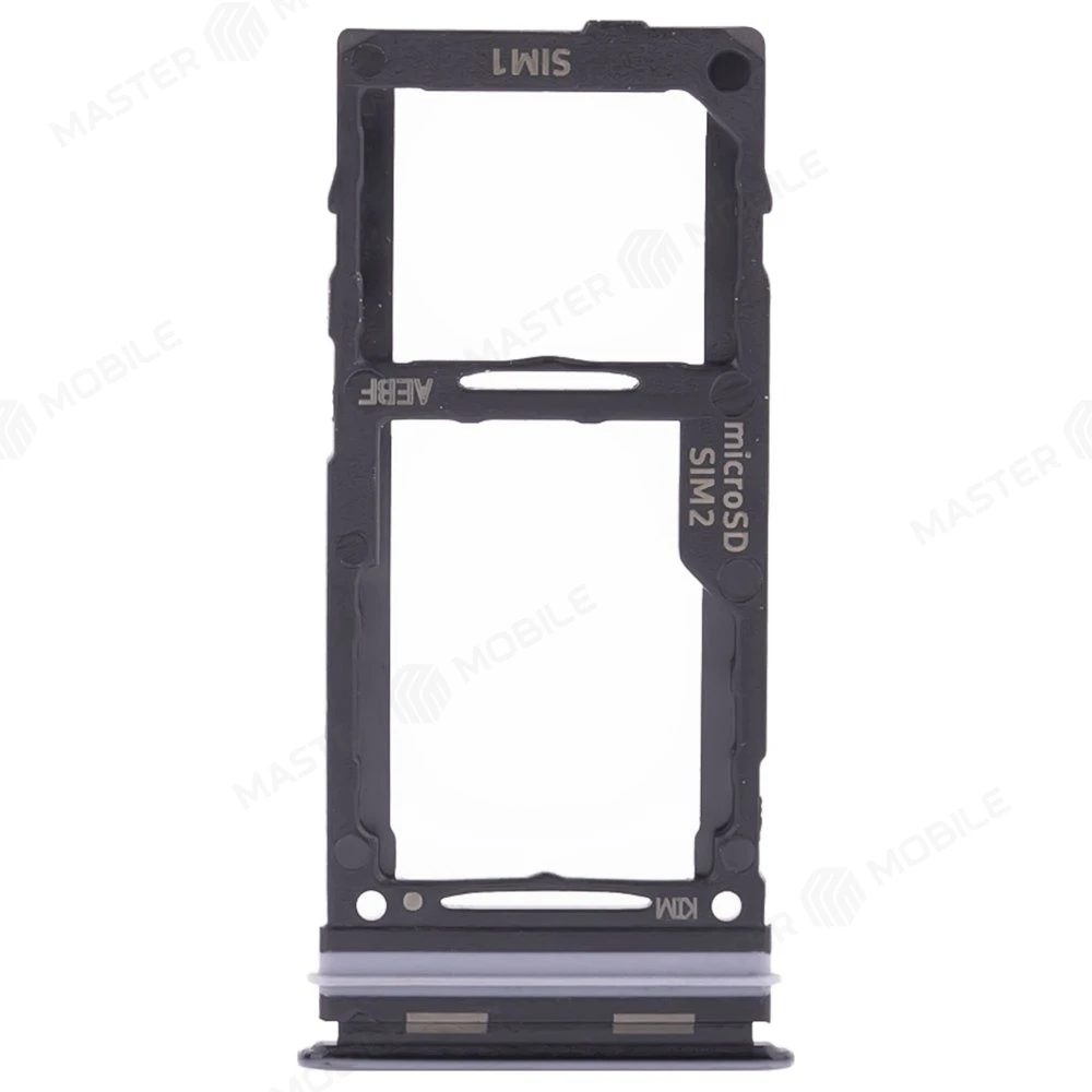 Держатель сим-карты для Samsung A525 Galaxy A52 / A528 Galaxy A52s / A725 Galaxy A72 (черный) фото №1