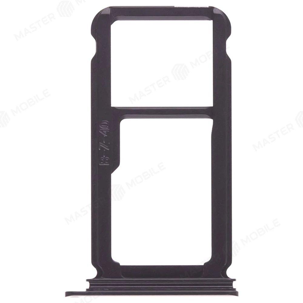 Держатель сим-карты для Huawei P10 (VTR-L09/VTR-L29) (черный) фото №2