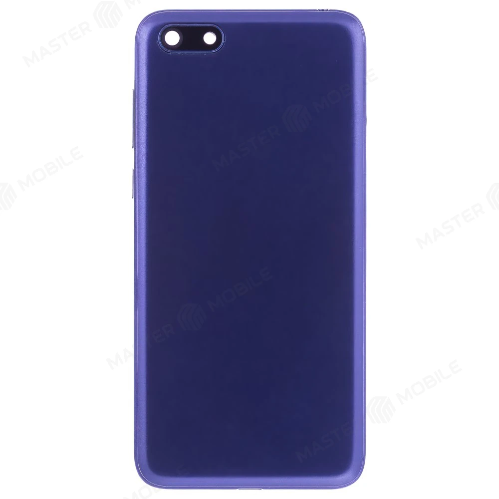 Задняя крышка для Huawei Y5 2018 (DRA-L21) / Y5 Lite 2018 (DRA-LX5) / Y5 Prime 2018 (DRA-LX2) (синий) (в сборе со стеклом камеры) фото №1