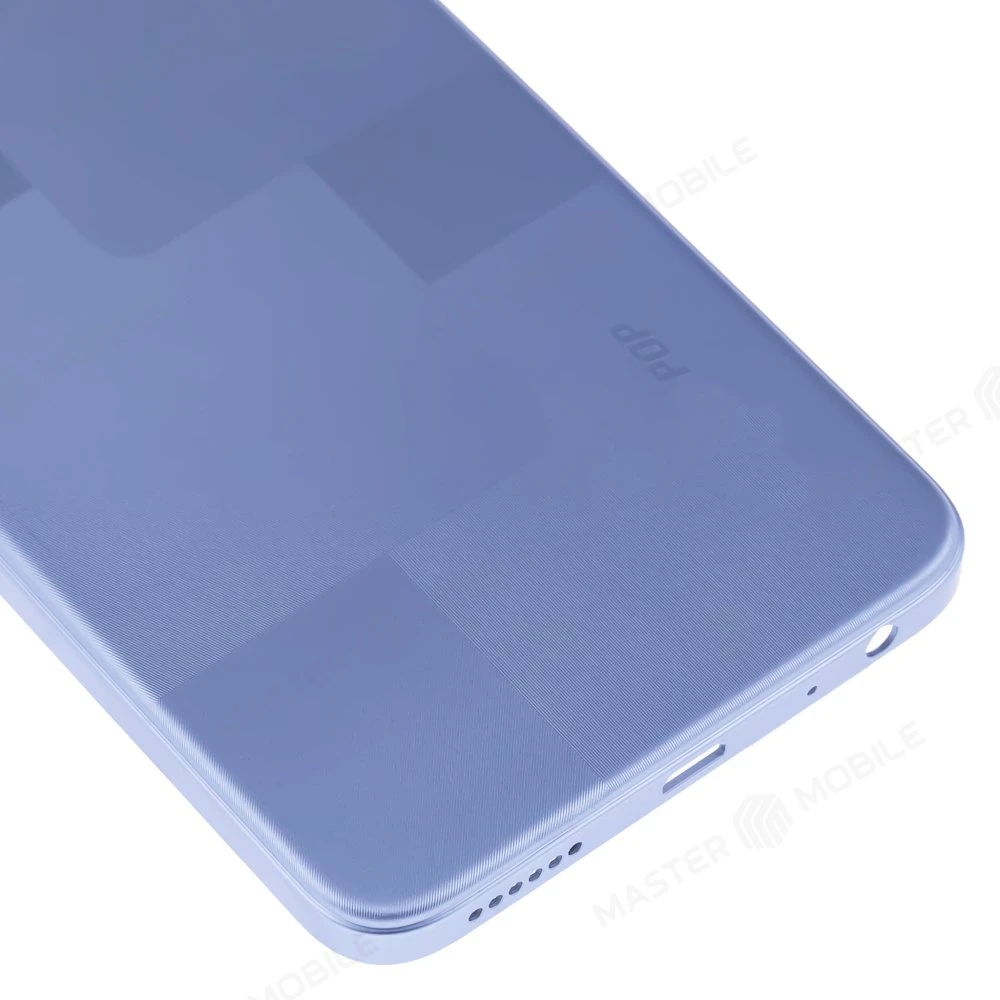 Задняя крышка для Tecno Pop 7 (BF6) (голубой) фото №4