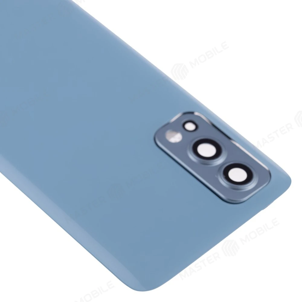 Задняя крышка для OnePlus Nord 2 5G (DN2103) (голубой) (в сборе со стеклом камеры) фото №3