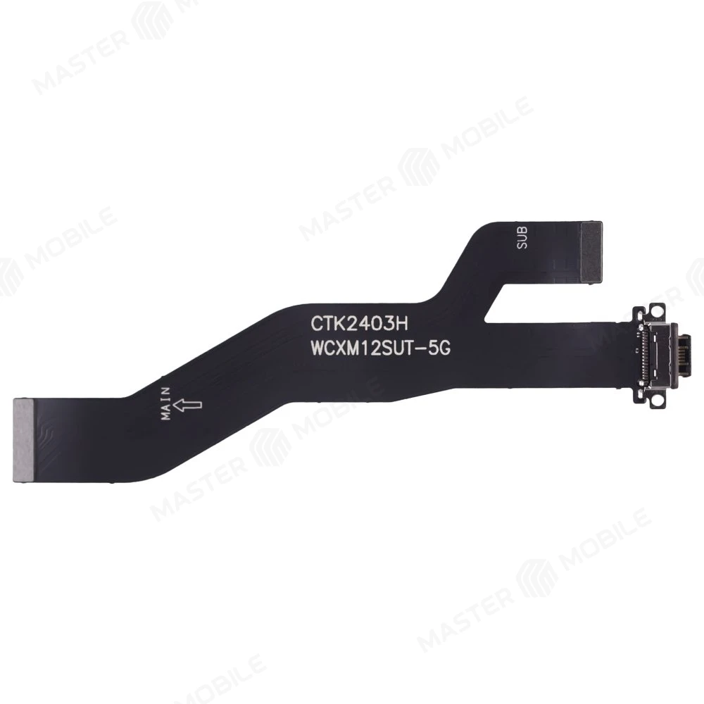 Шлейф для Xiaomi 12S Ultra (2203121C) с комп. (межплатный) + разъем зарядки  фото №1