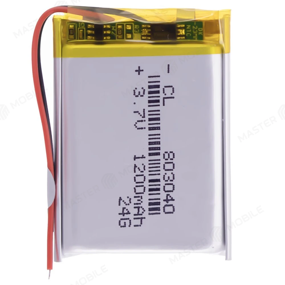 Аккумулятор универсальный 1000 mAh (8*30*40 mm) (803040P) фото №1