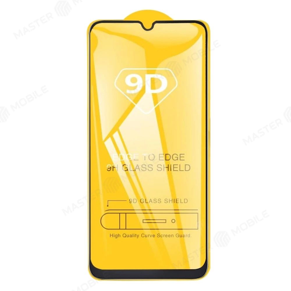 Защитное стекло тех. пак. для Samsung A205 Galaxy A20 / A305 Galaxy A30 / A505 Galaxy A50 и др. (черный) (эконом) 