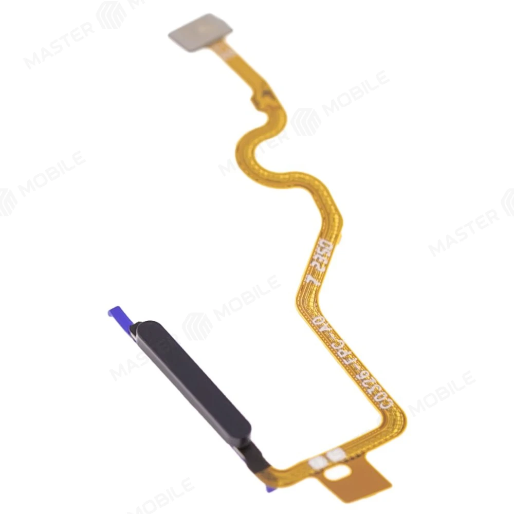 Шлейф для Tecno Spark GO 1 (KL4) с комп. + сканер отпечатка пальца (черный) фото №3