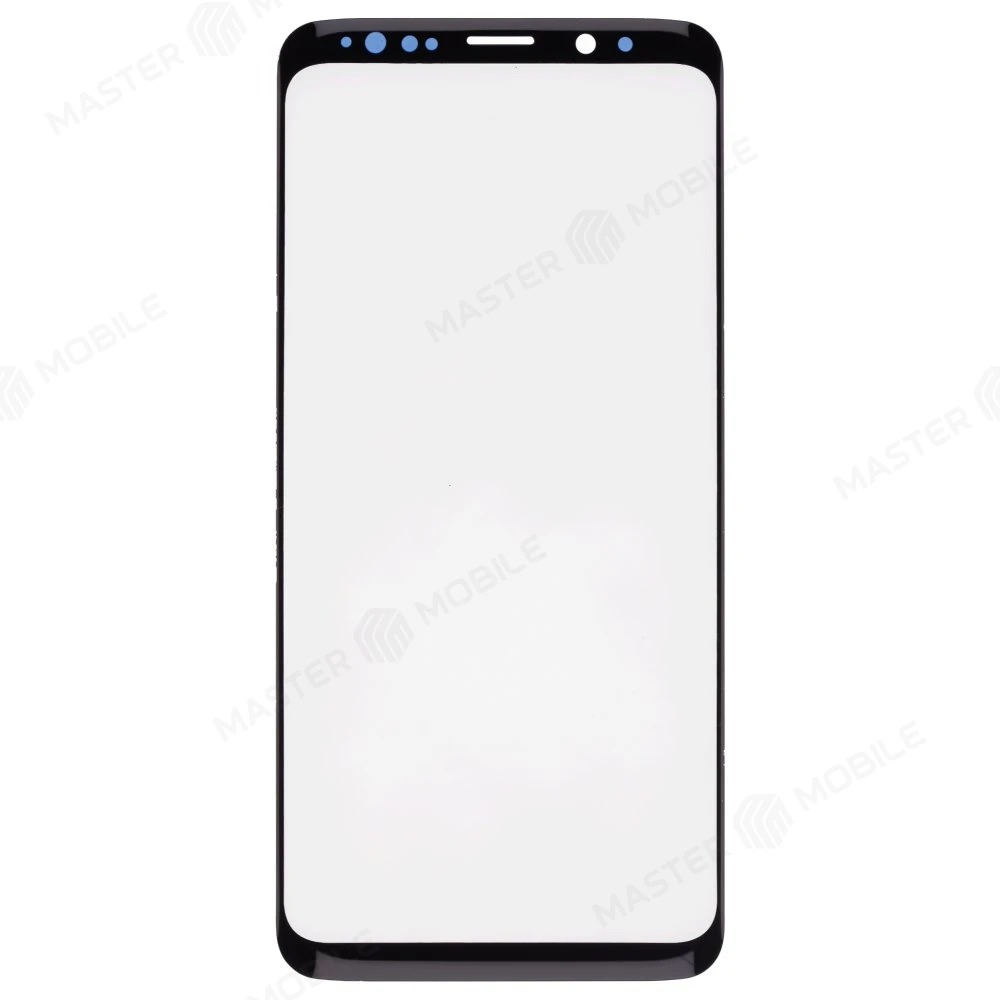 Стекло модуля для Samsung G960 Galaxy S9 + OCA (черный)  фото №1