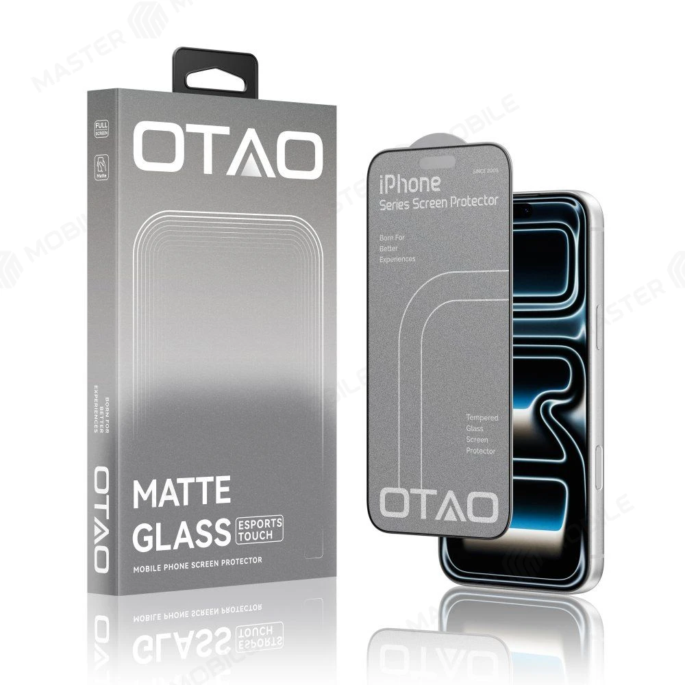 Защитное стекло OTAO Matte для Apple iPhone 17 Pro / iPhone 18 Pro (матовое) 