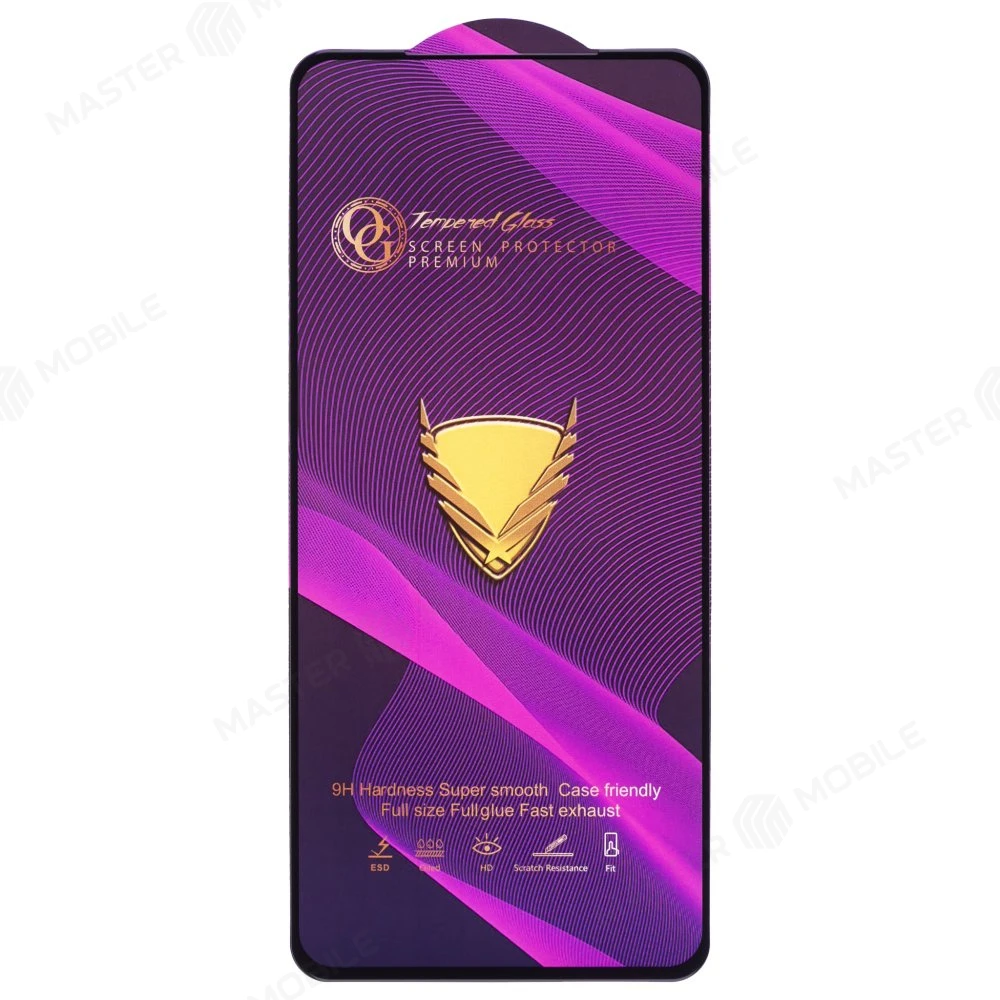 Защитное стекло OG Glass (3 в 1) для Vivo V27e (V2237) (черный) фото №1