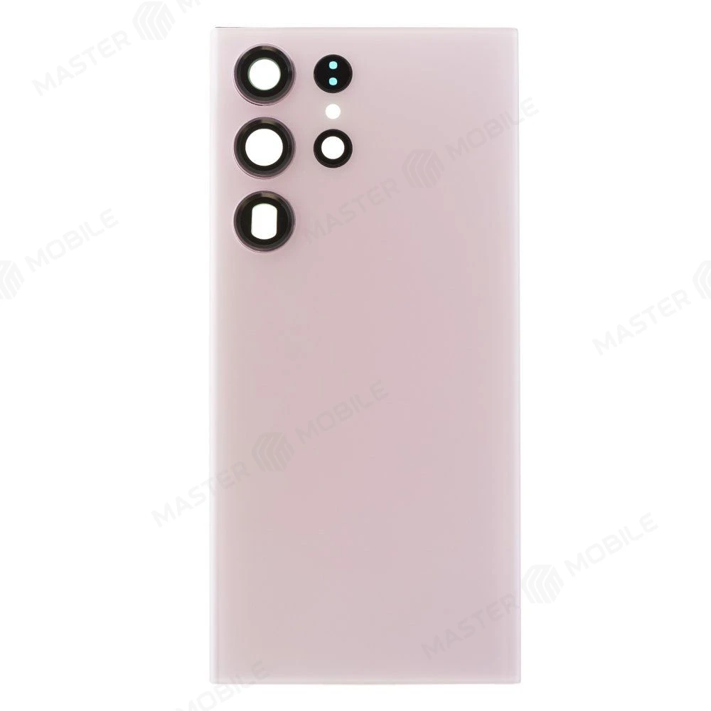 Задняя крышка для Samsung S918 Galaxy S23 Ultra (розовый) (в сборе со стеклом камеры) фото №1