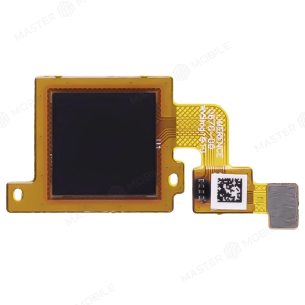 Шлейф для Xiaomi Mi A1 (MDG2) / Mi 5x с комп. + сканер отпечатка пальца (черный)  фото №1